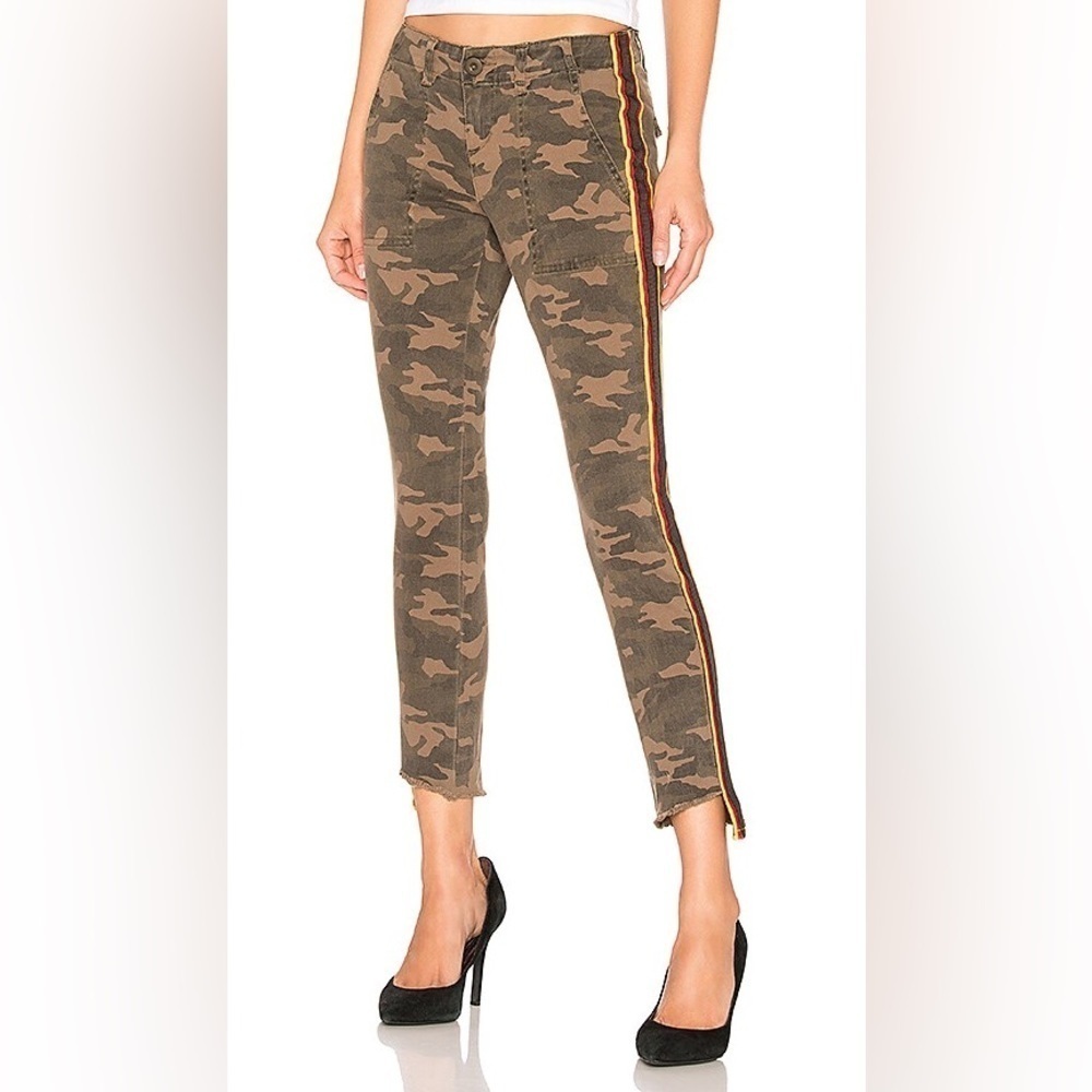 Pam and Gela Camo Side Stripe Pants Size 26
